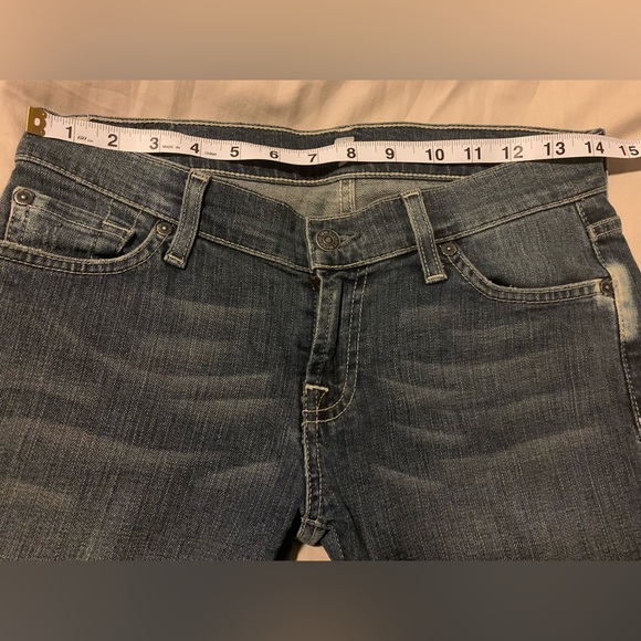 7 for all Mankind Roxanne Jeans size 25 Medium Wash - Picture 13 of 15